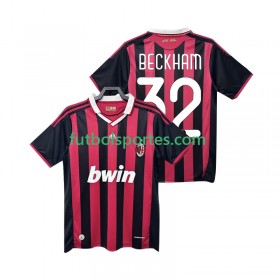Camiseta AC Milan BECKHAM 32 2009 2010 Retro Primera Equipación